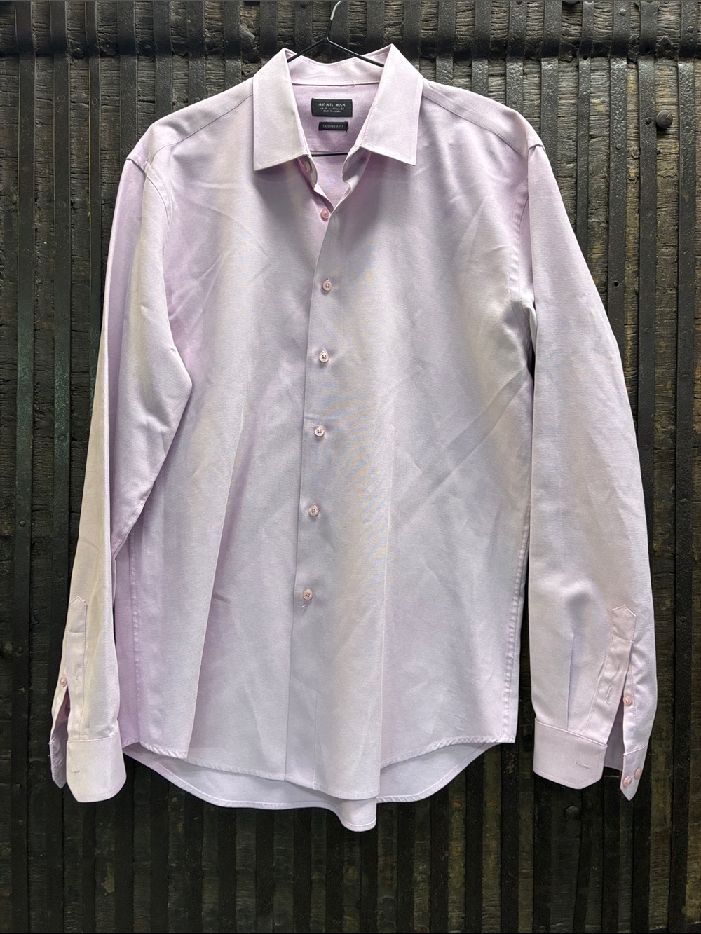 Azar Man Light Lavender Long-Sleeve Dress Shirt